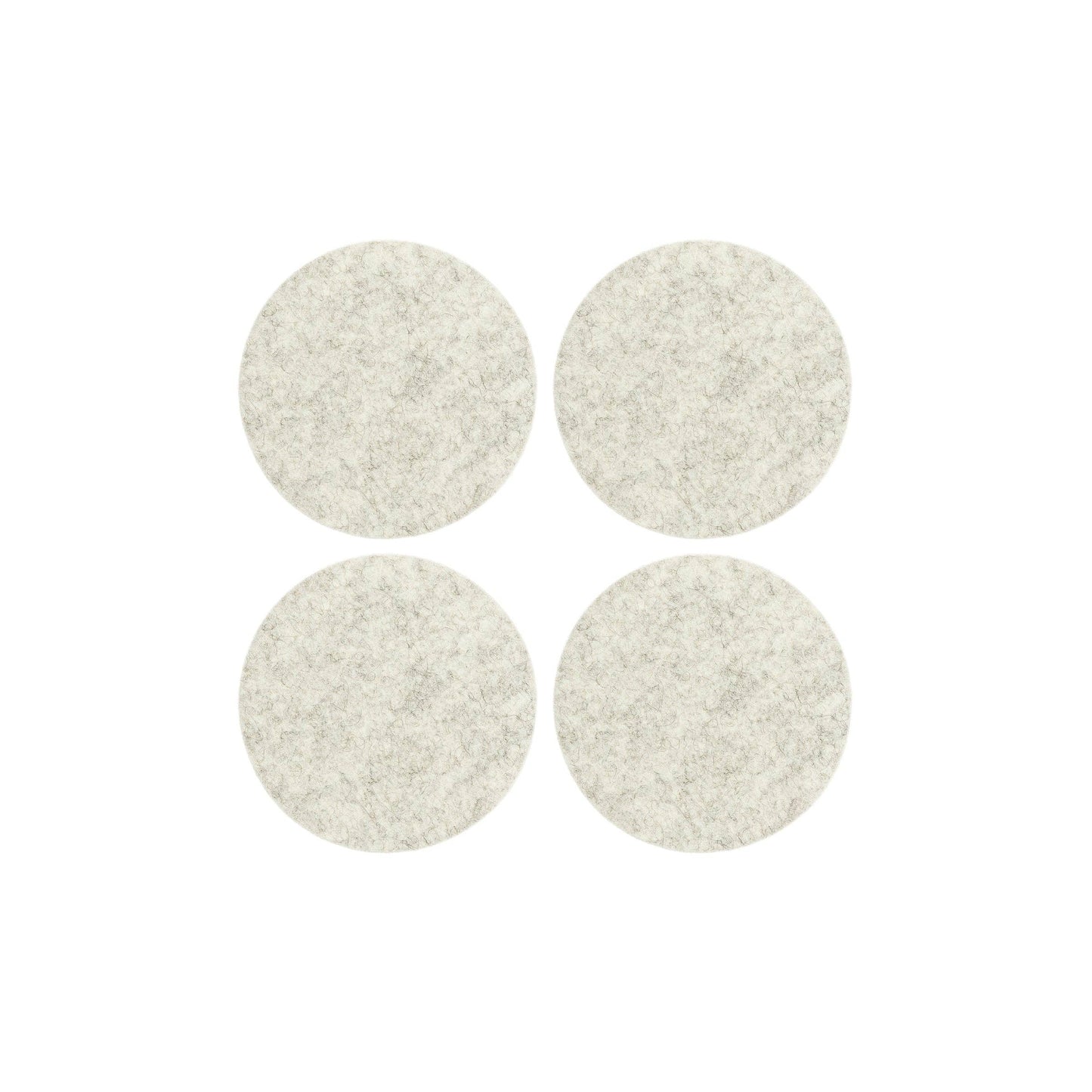 Bierfilzl Merino Wool Felt Round Coaster Set (Multiple Colors)