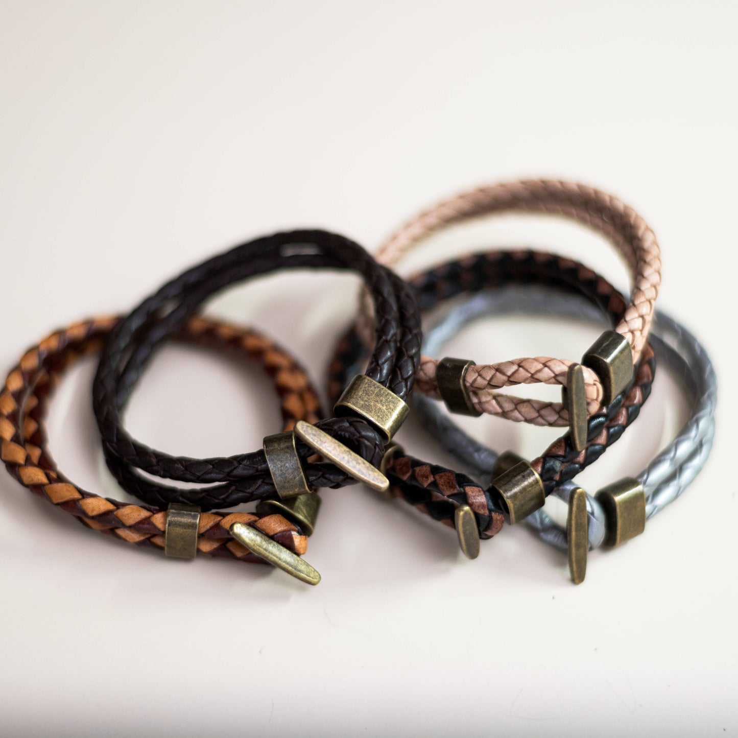 Baja Leather Bracelet | Natural