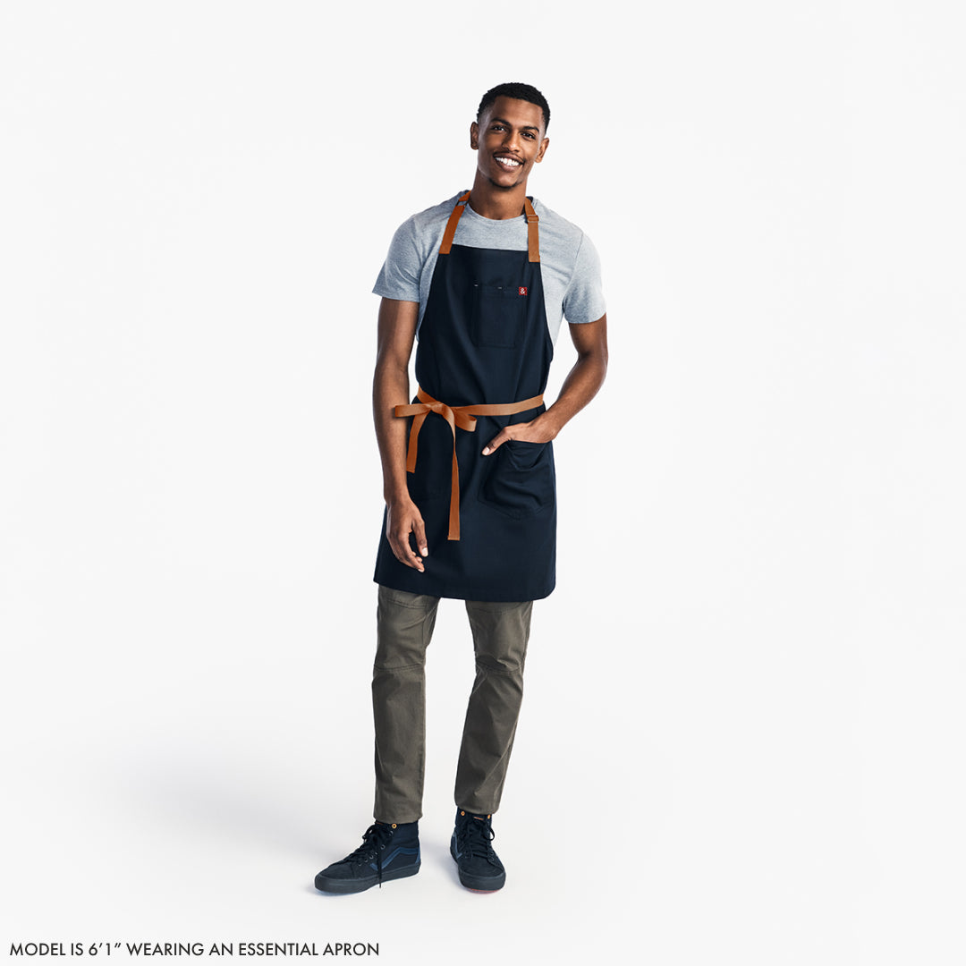 The Essential Apron | Charcoal Grey Canvas