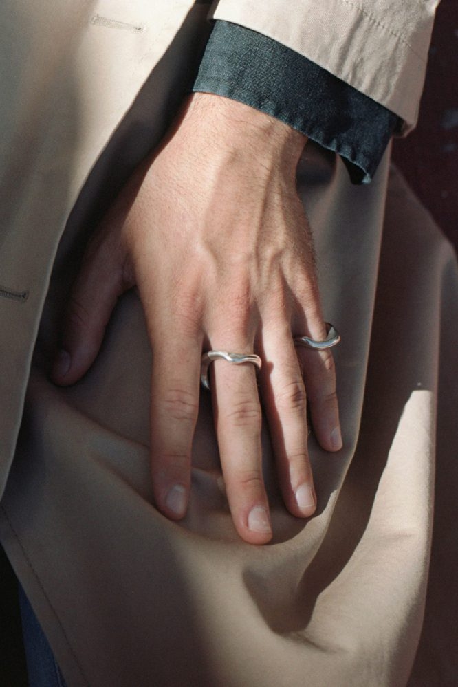 Silver Wave Ring