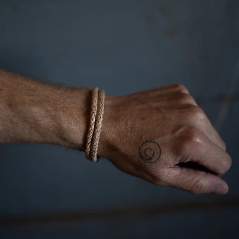 Baja Leather Bracelet | Natural