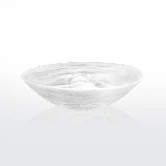 Marbled Resin Everyday Bowl (Medium) | White
