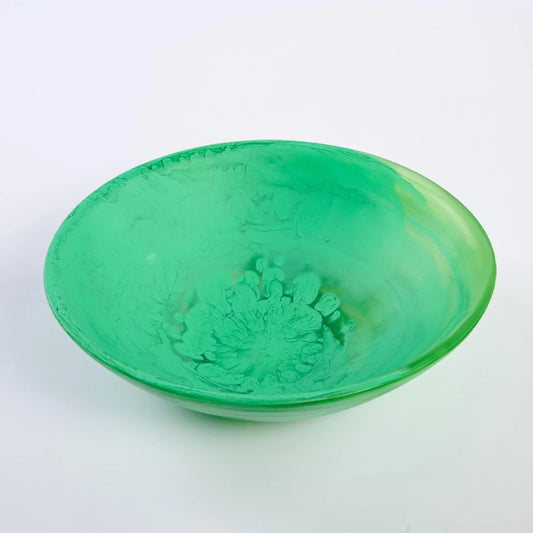 Marbled Resin Everyday Bowl (Medium) | Peridot