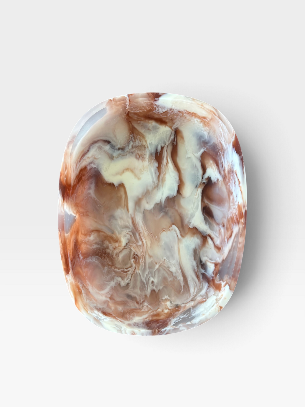 Marbled Resin Salad Bowl (Multiple Colors)