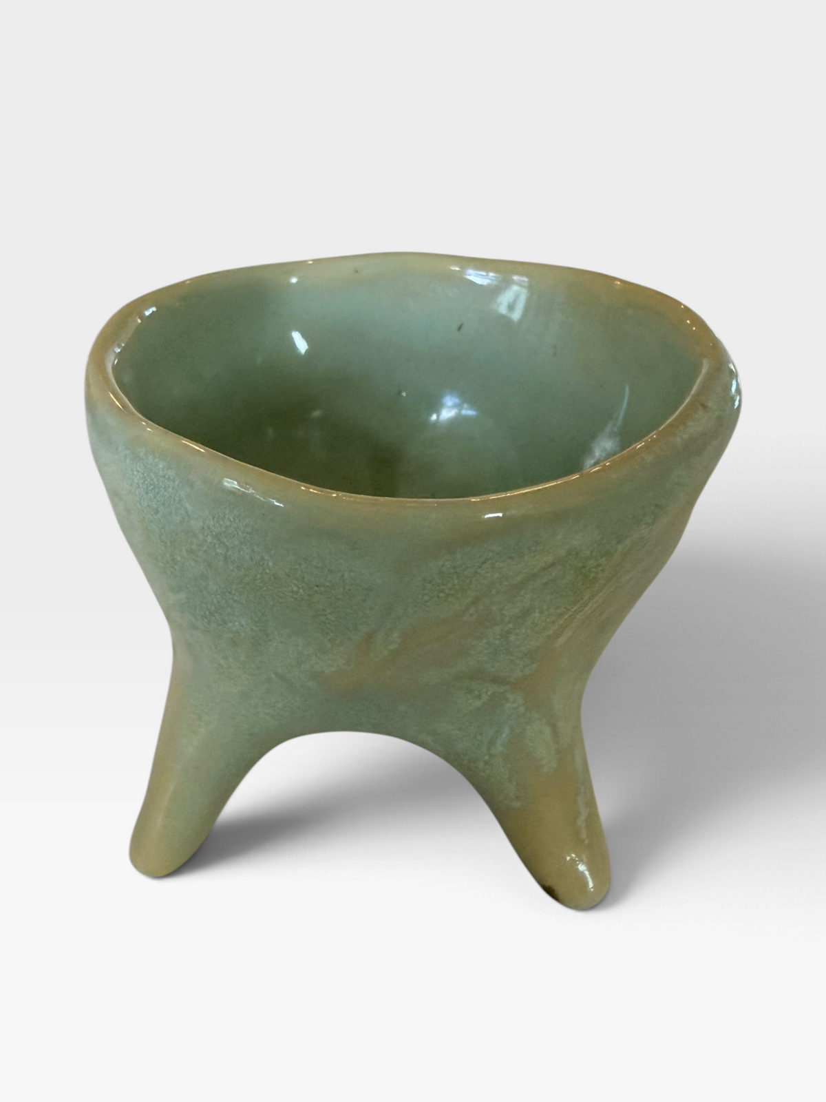 Ceramic Mini Tripod Bowl (Multiple Colors)
