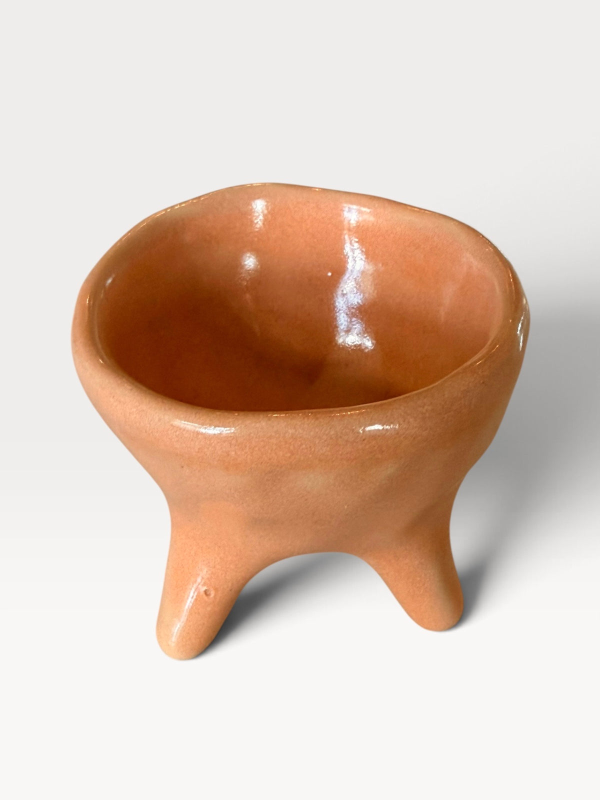 Ceramic Mini Tripod Bowl (Multiple Colors)