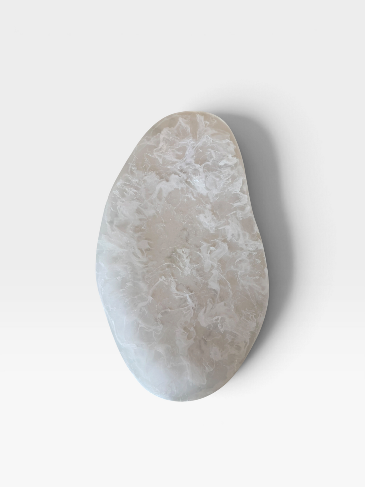 Marbled Resin Oval Platter