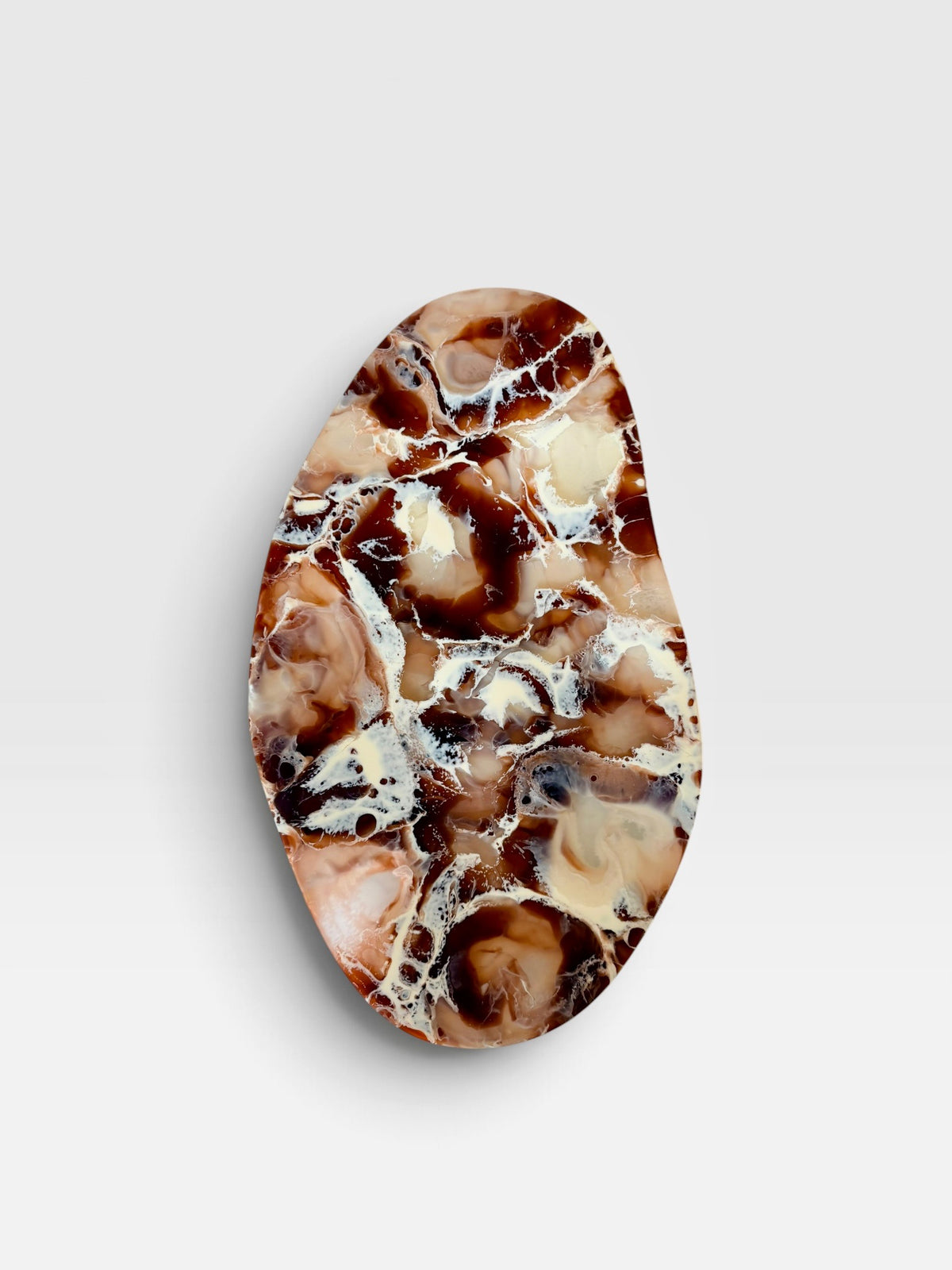 Marbled Resin Oval Platter