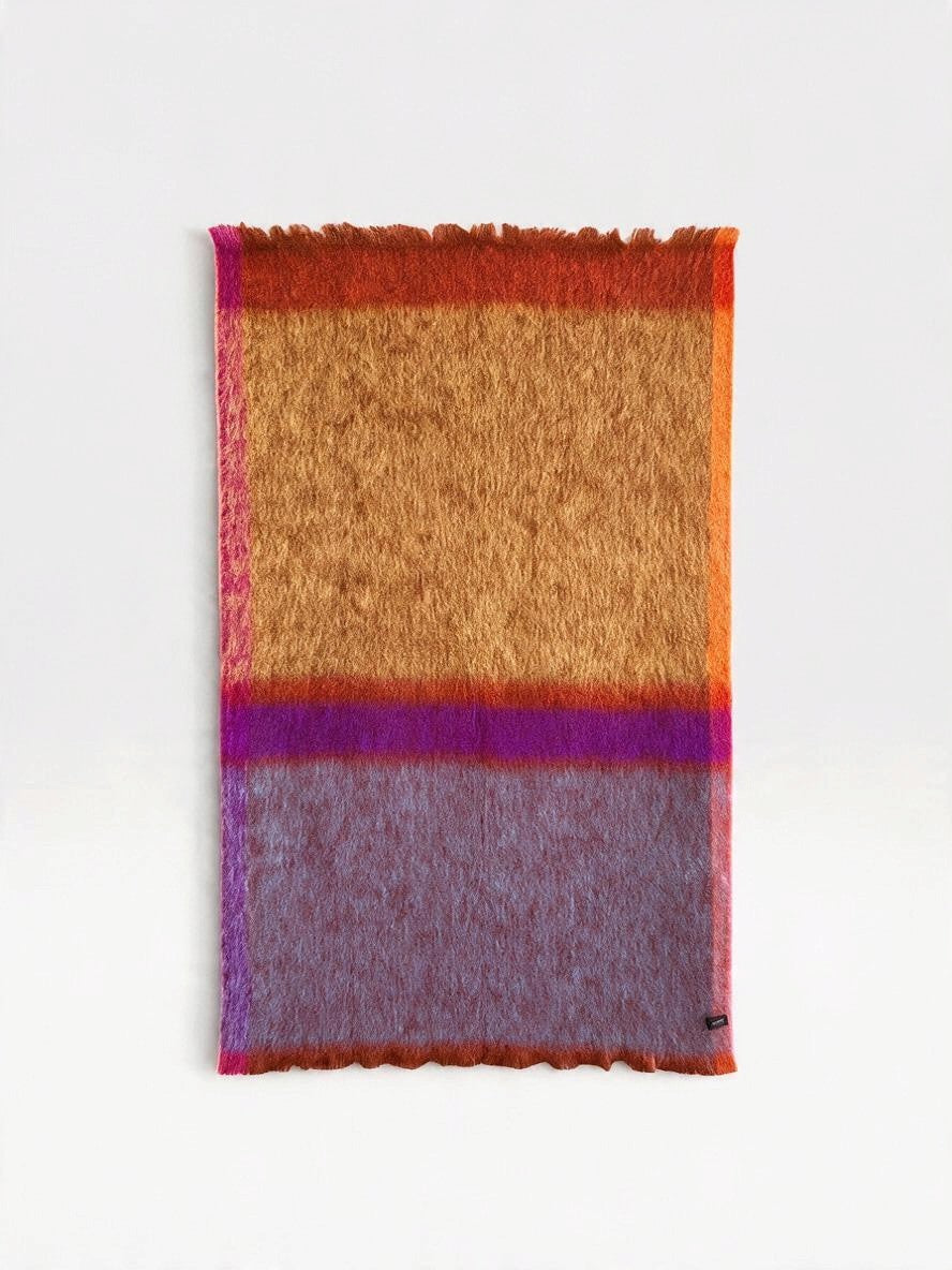 Mohair Throw Blanket | Rozco RZ-42