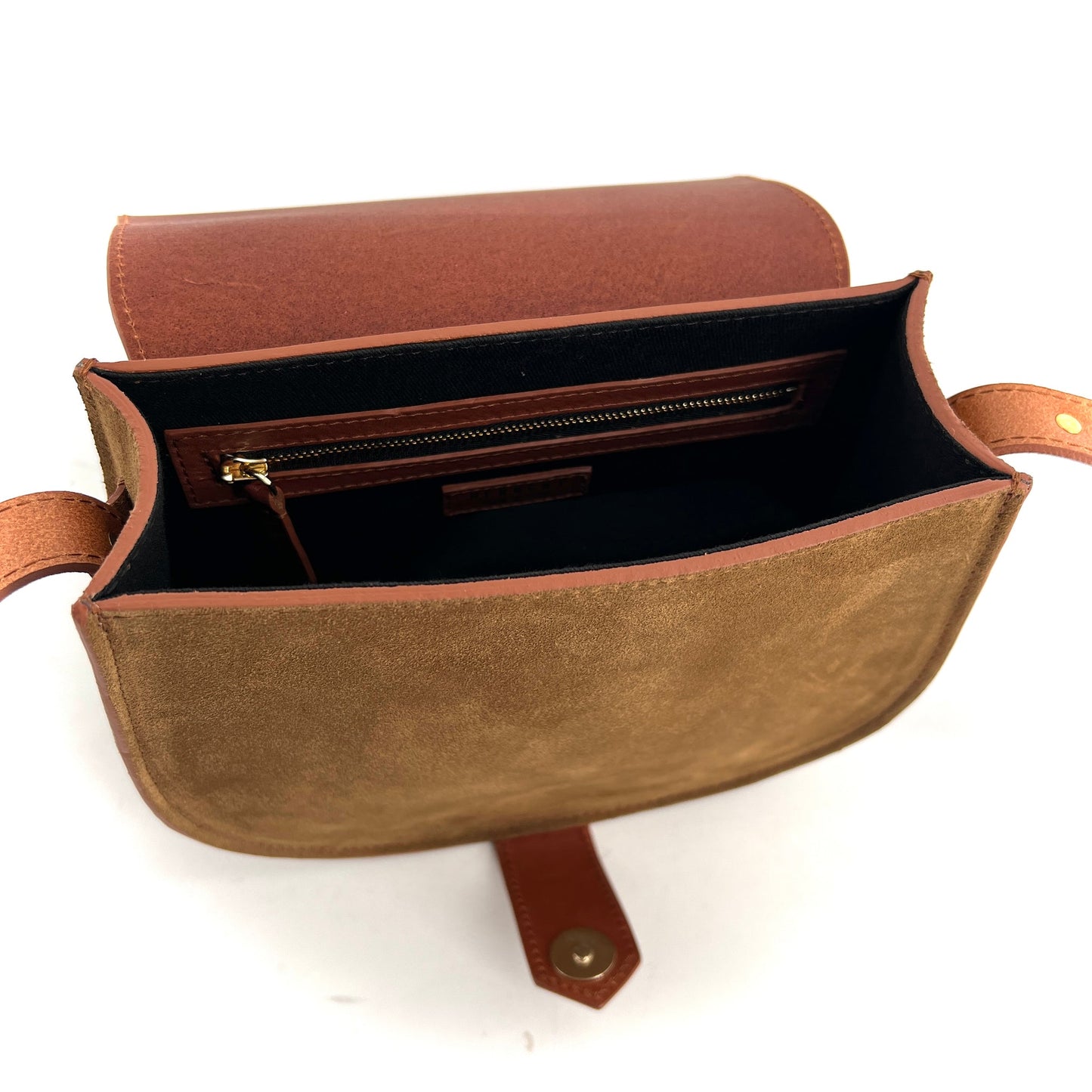 Le Mamour Suede Bag | Tobacco & Caramel