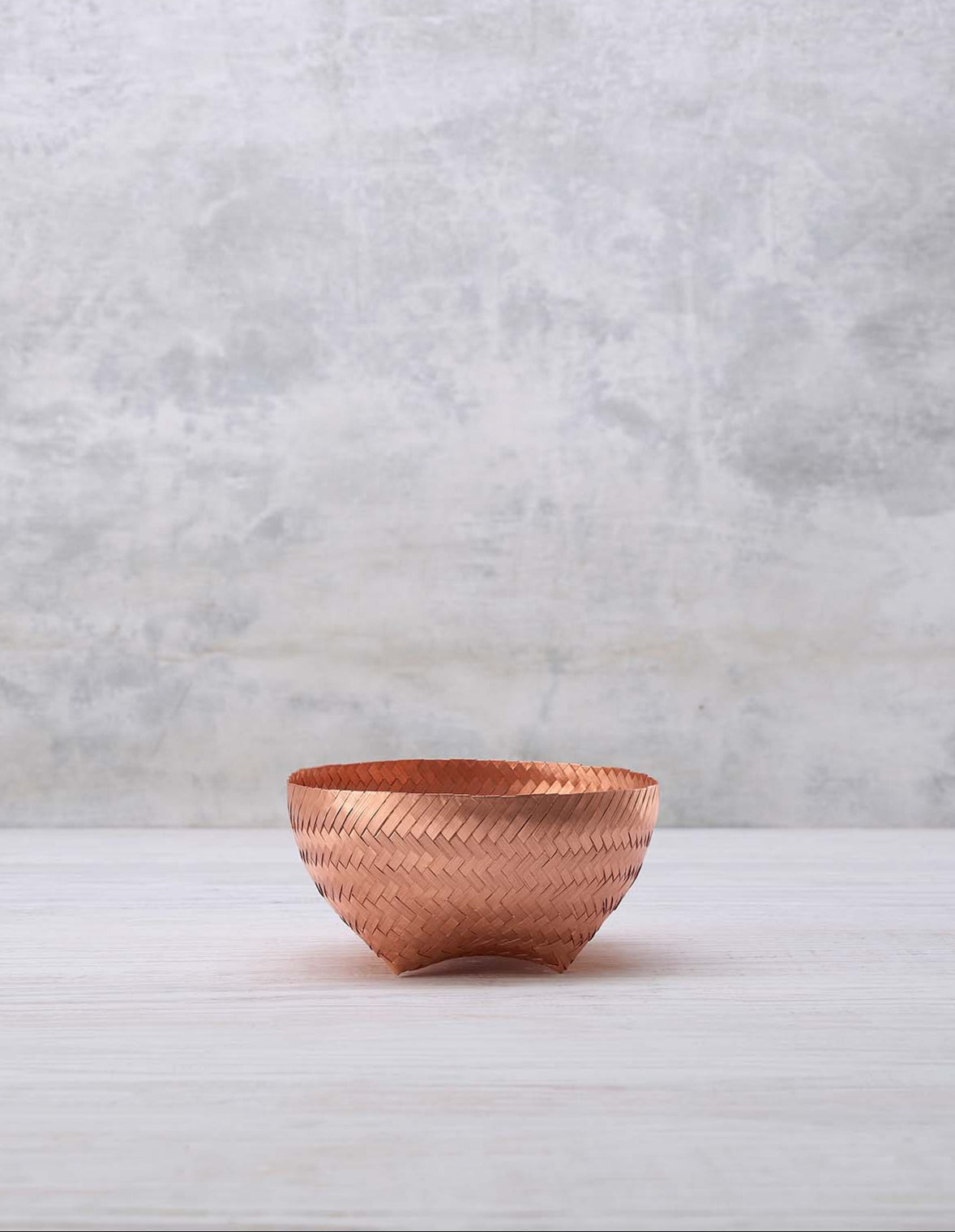 Copper Woven Basket (Multiple Sizes)