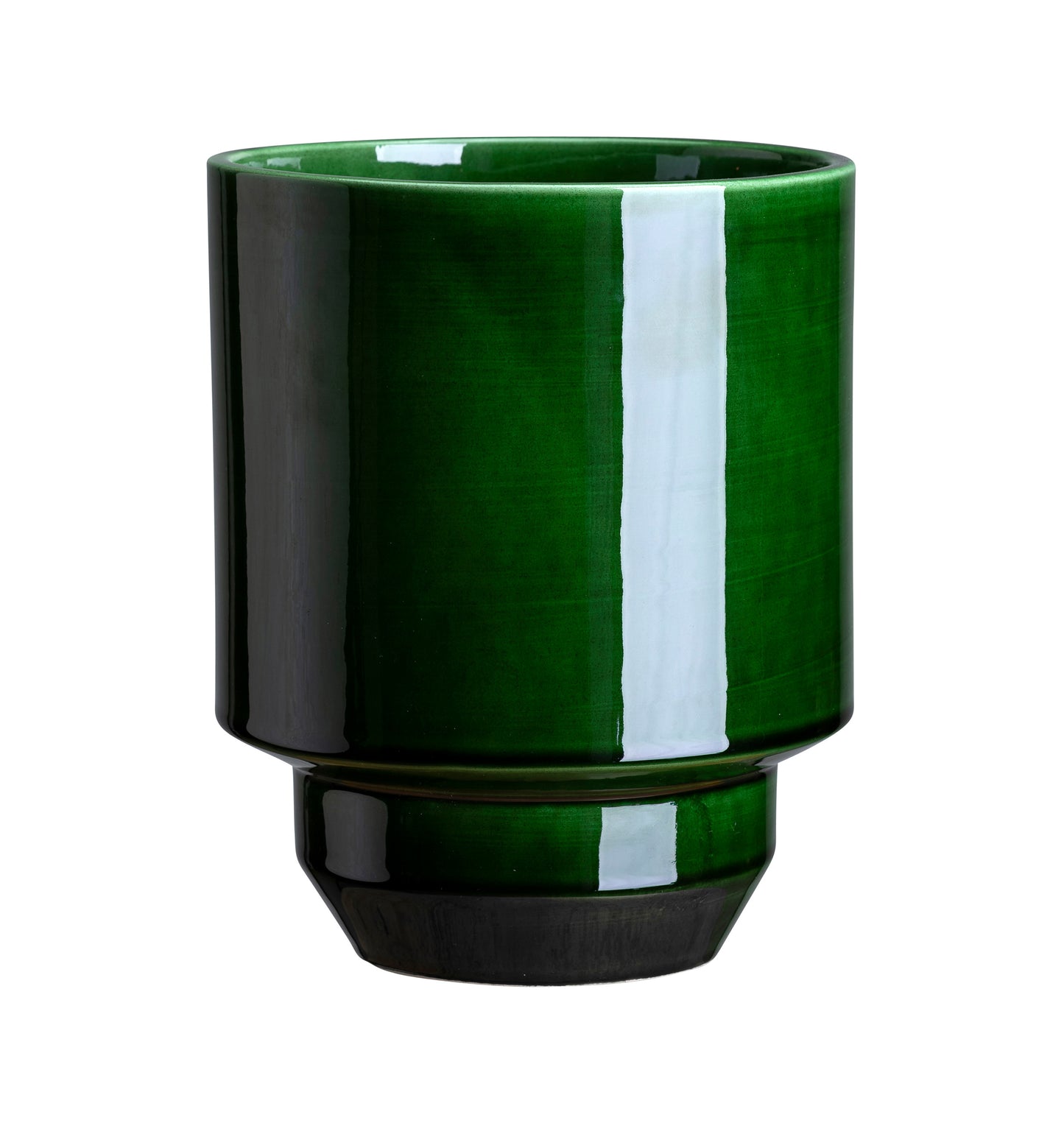 Hoff Glazed Pot | Emerald (Multiple Sizes)