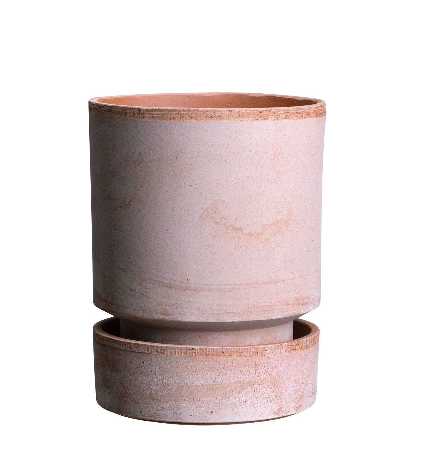 Hoff Clay Pot | Raw Rosa (7")