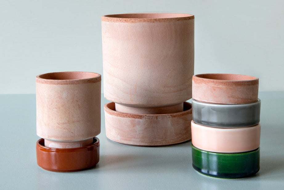 Hoff Clay Saucer | Raw Rosa (Multiple Sizes)