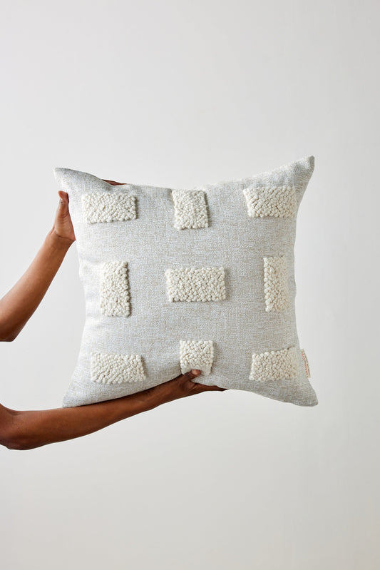 Blocks Cotton Pillow Cover