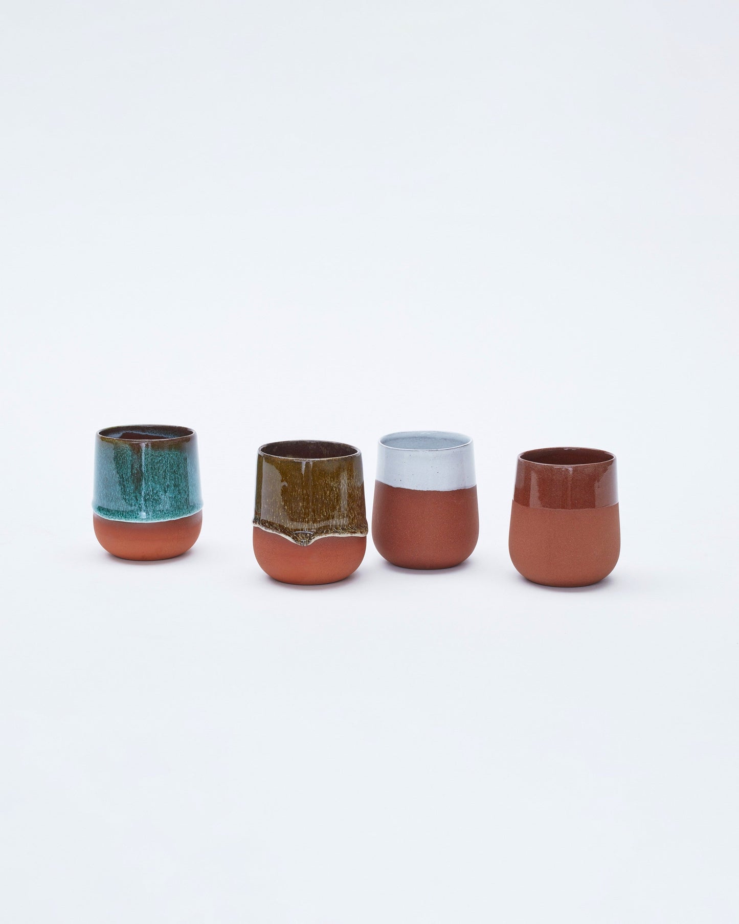 Wiid Ceramic Dipped Mug Set | Terracotta