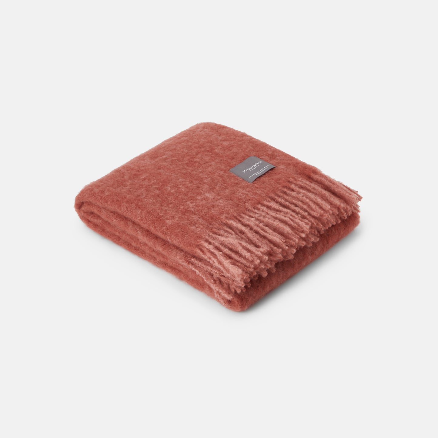 Mohair Blanket | Rose & Brick Melange