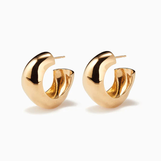 Small Celia Hoop Earrings | Gold