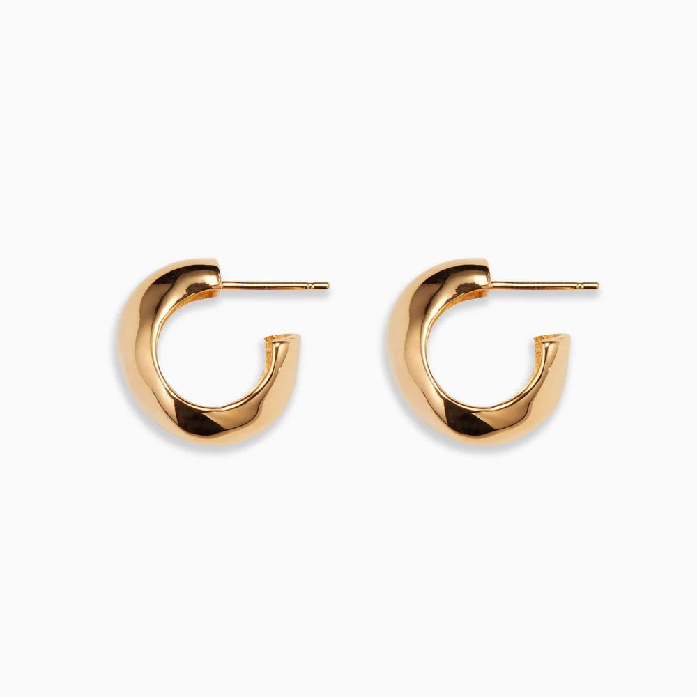 Small Celia Hoop Earrings | Gold