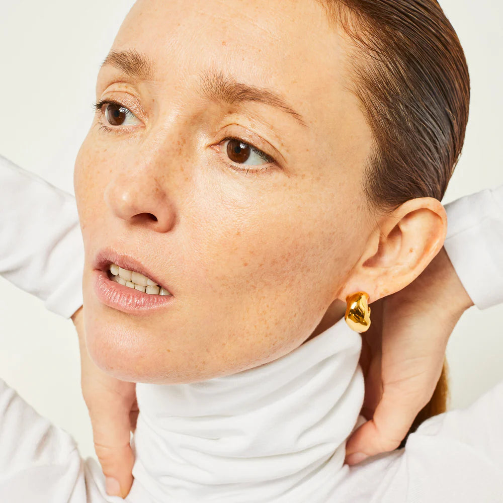 Small Celia Hoop Earrings | Gold