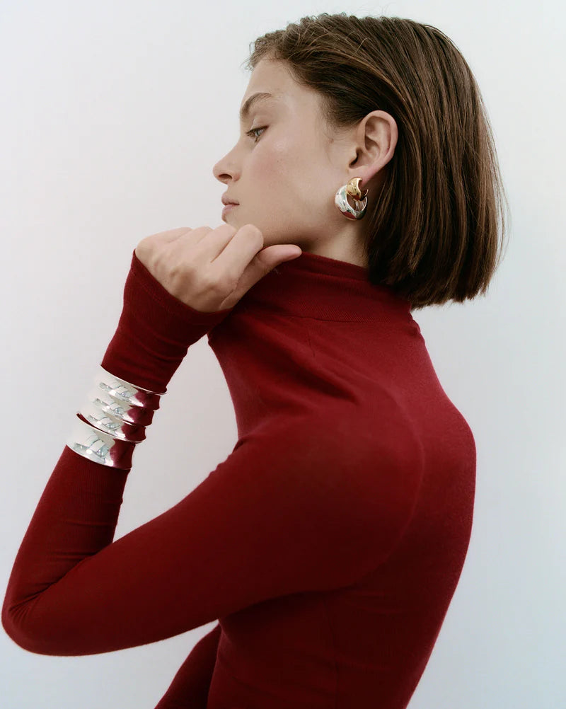 Small Celia Hoop Earrings | Gold