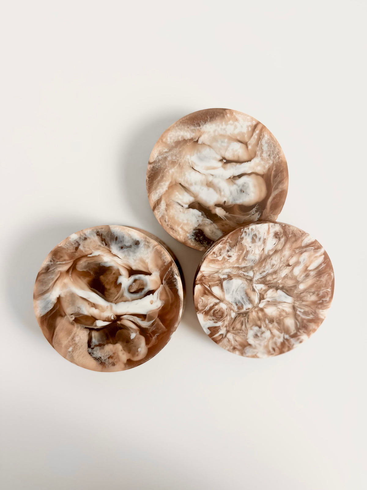 Marbled Resin Coasters | Set of 6 (Multiple Colors)