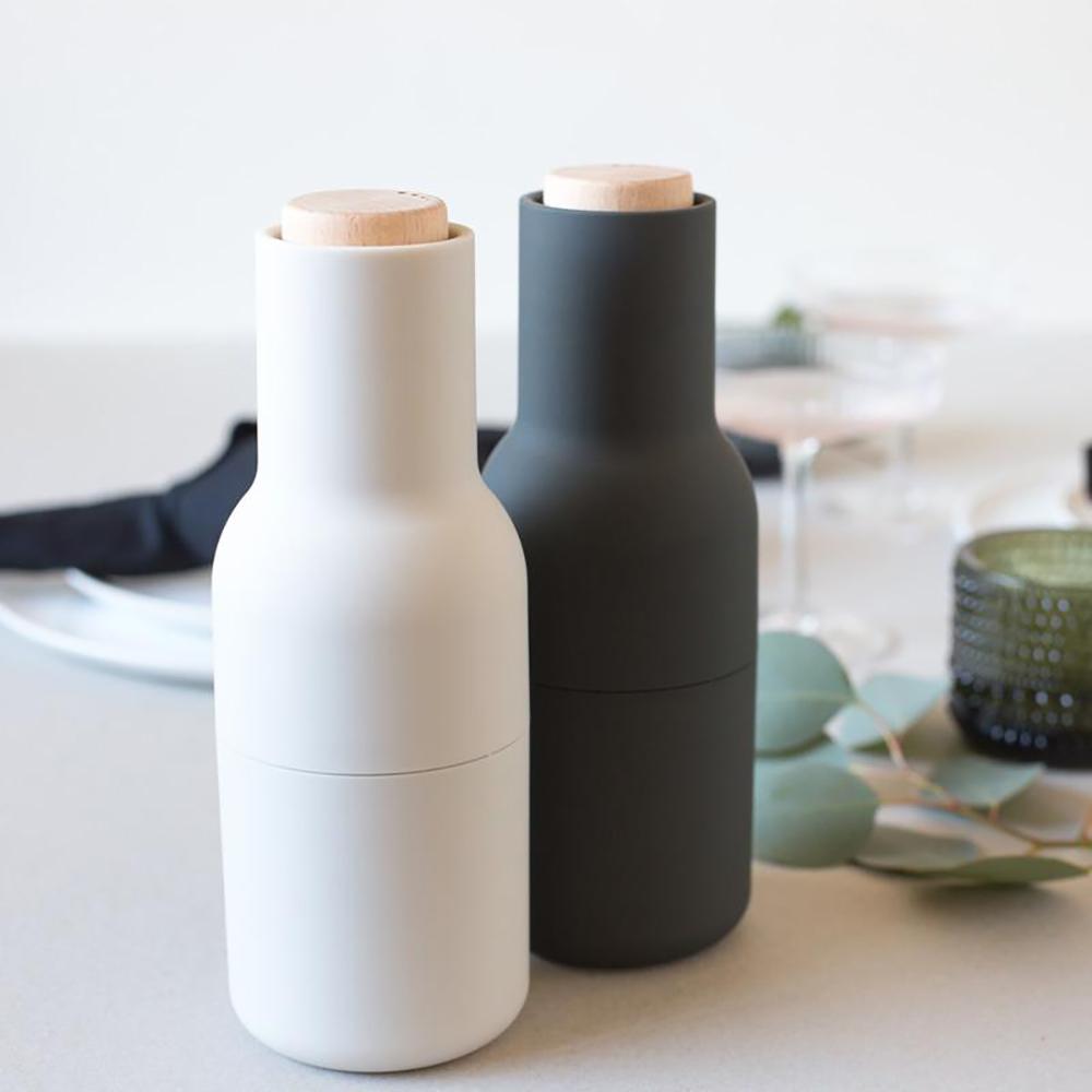 Spice Bottle Grinder Set | Carbon & Ash