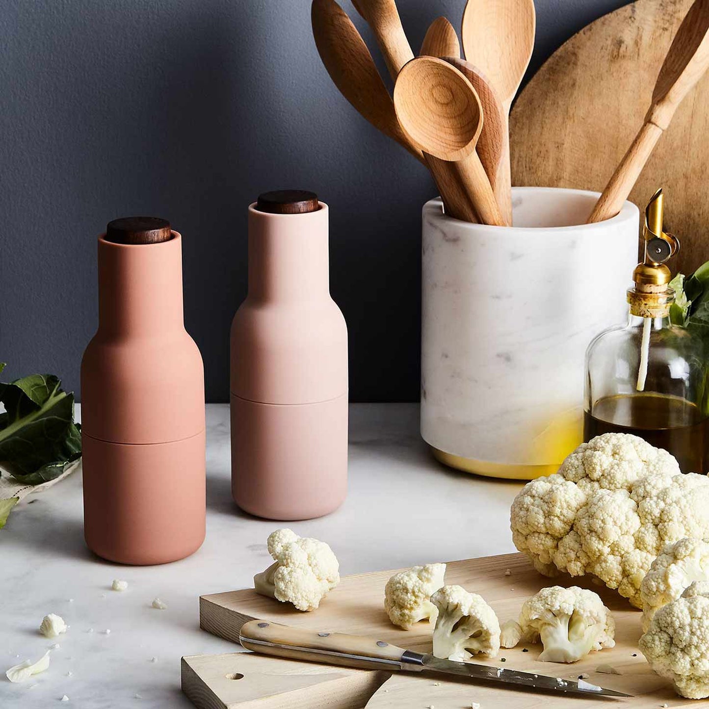 Spice Bottle Grinder Set | Blush & Nude