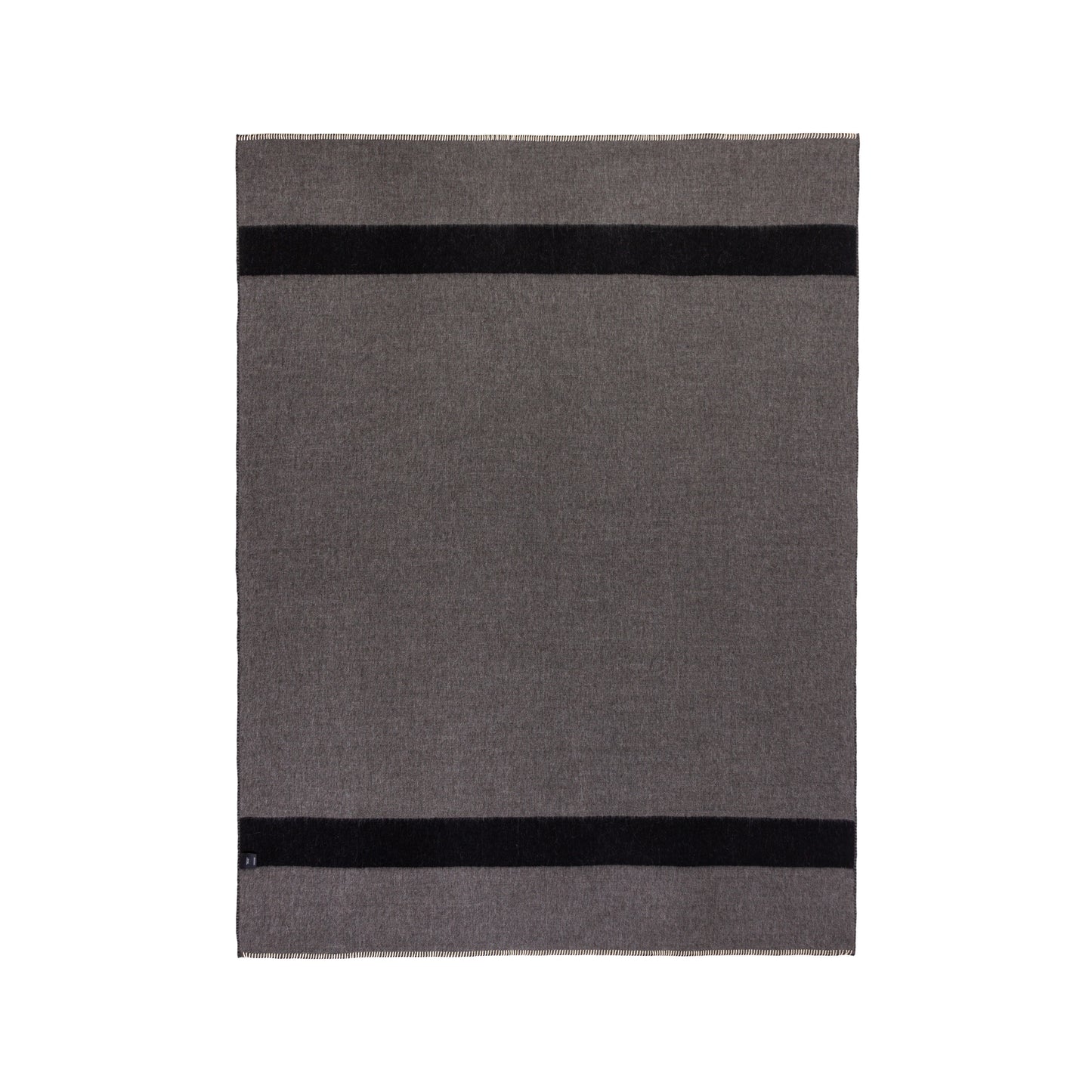 Mason Throw | Black & Charcoal