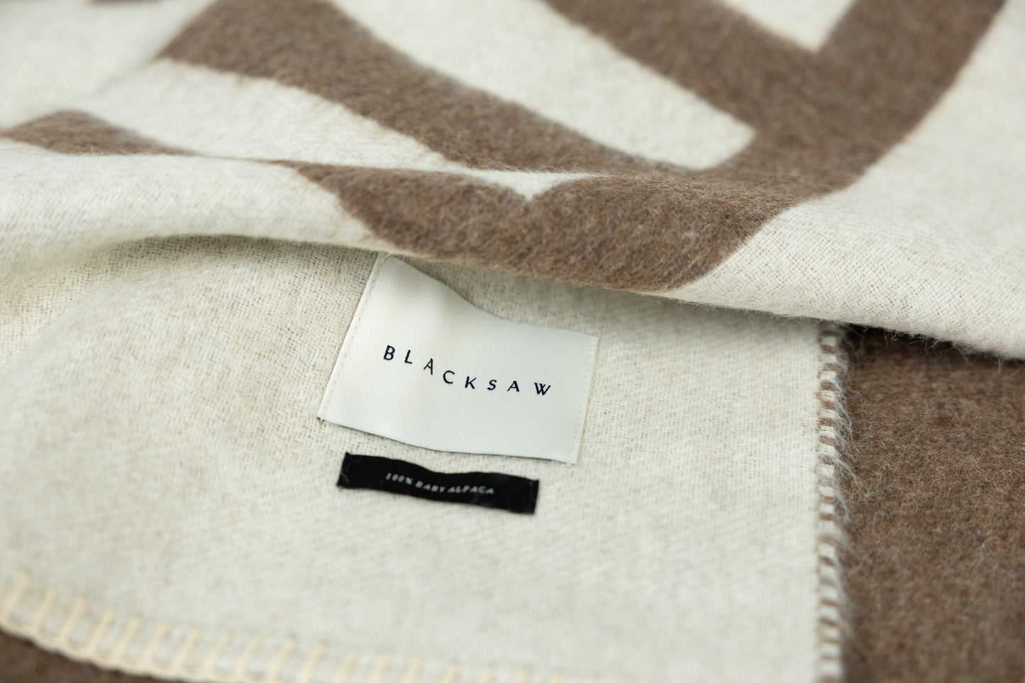 Rosin Reversible Throw | Ivory & Cacao