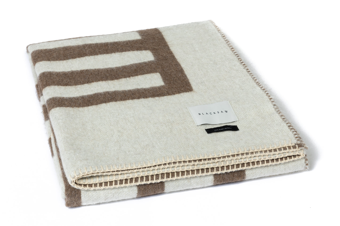 Rosin Reversible Throw | Ivory & Cacao