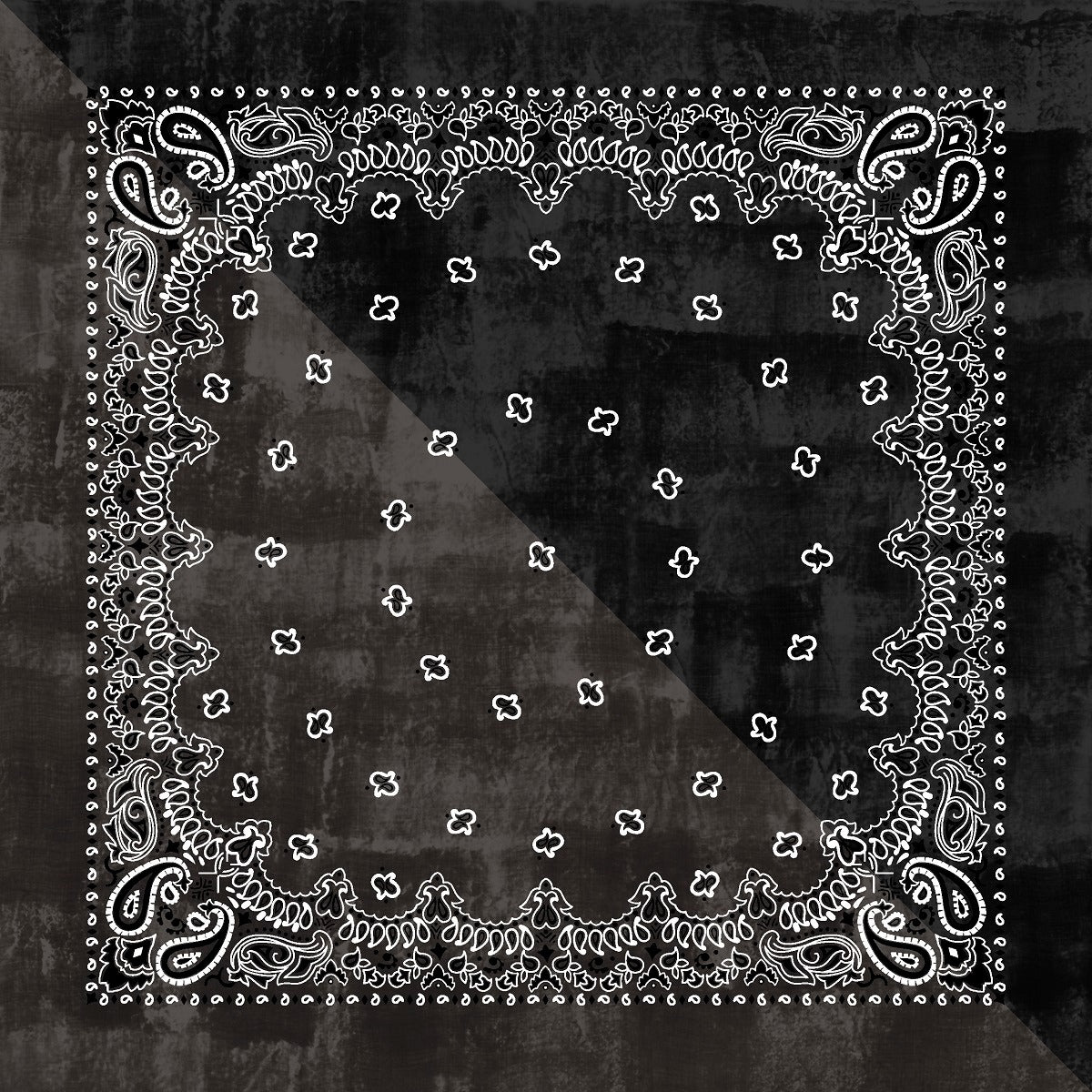 Jil Quadra Diagonal Scarf | Black & Mud