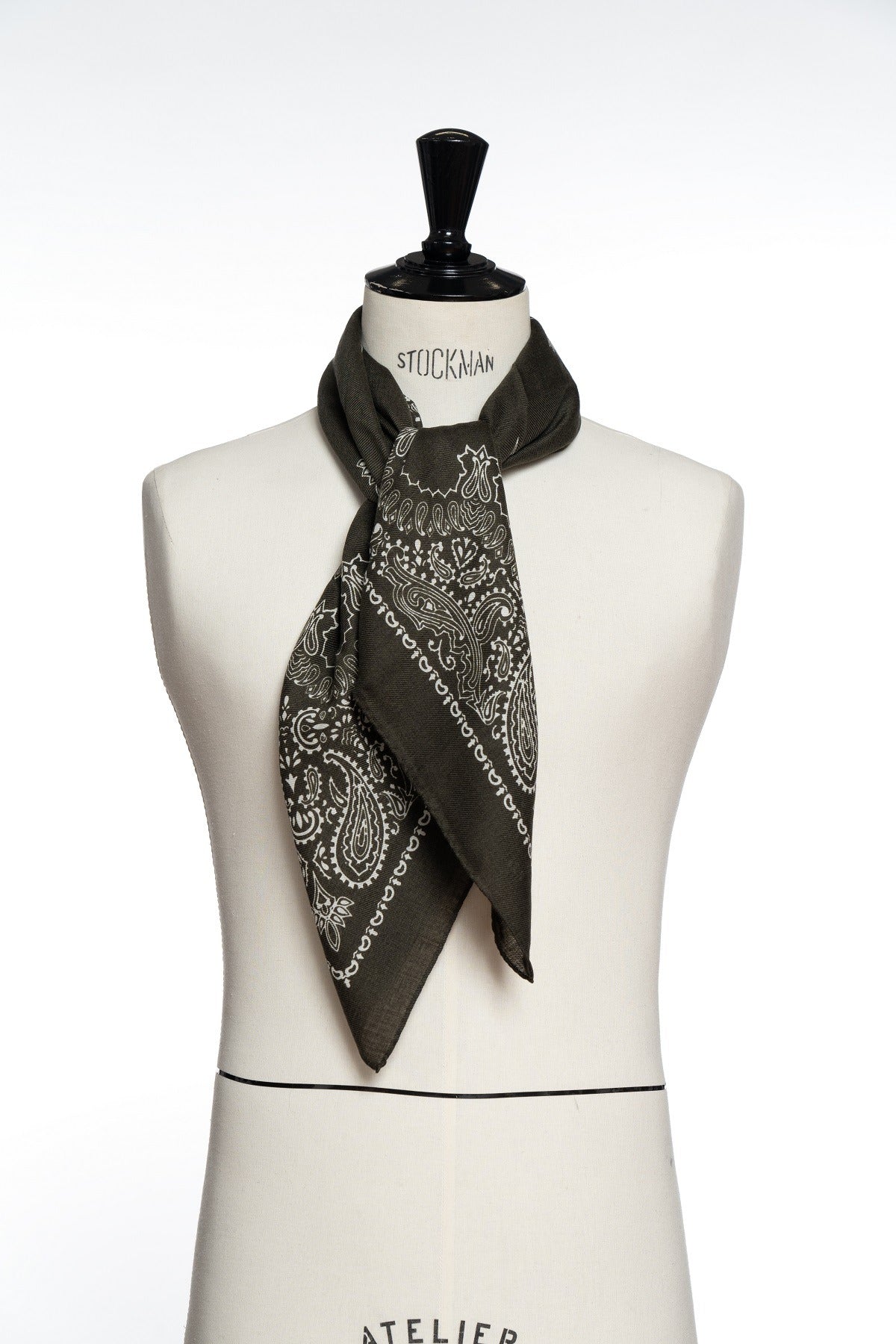 Judy Wool Bandana | Military Green