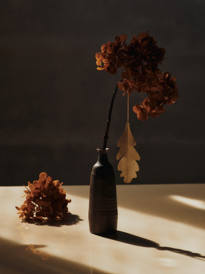 Brass Ornaments (Set of 4) | Oak Leaf