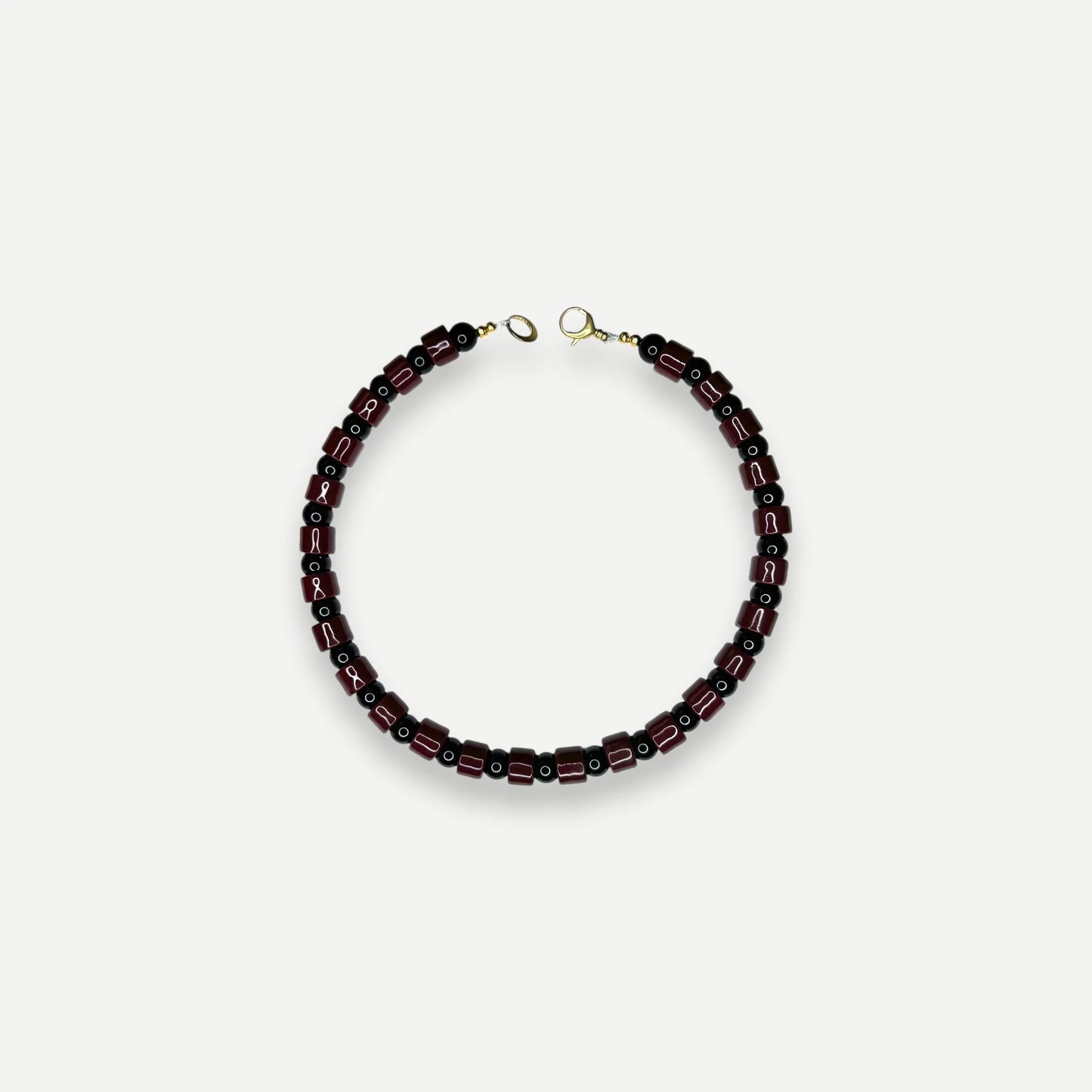 Sundry Necklace | Walnut & Onyx