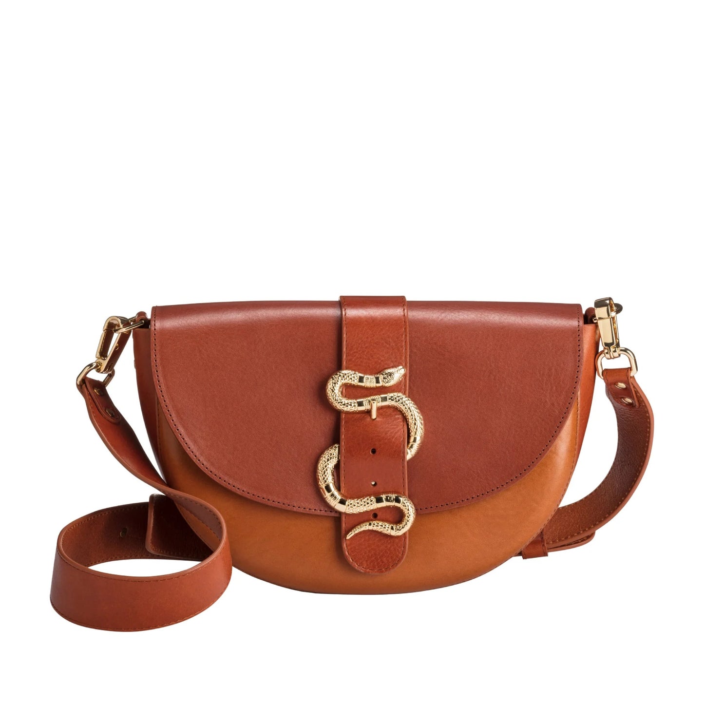 Le Gabie Crush Bag | Camel & Caramel