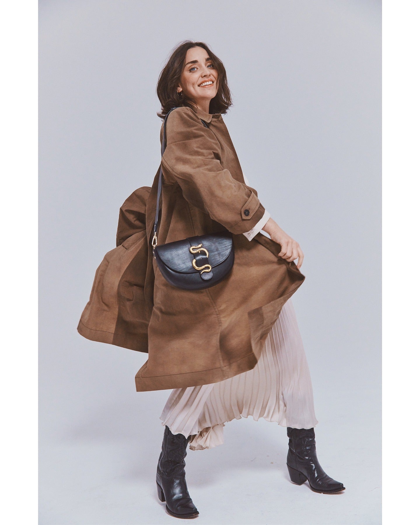 Le Gabie Crush Bag | Marine