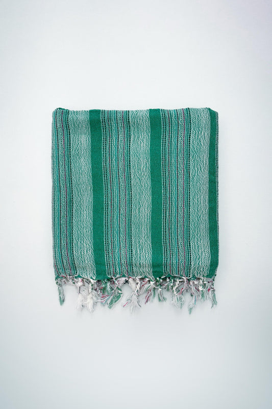 Turkish Cotton Beach Towel | Emerald