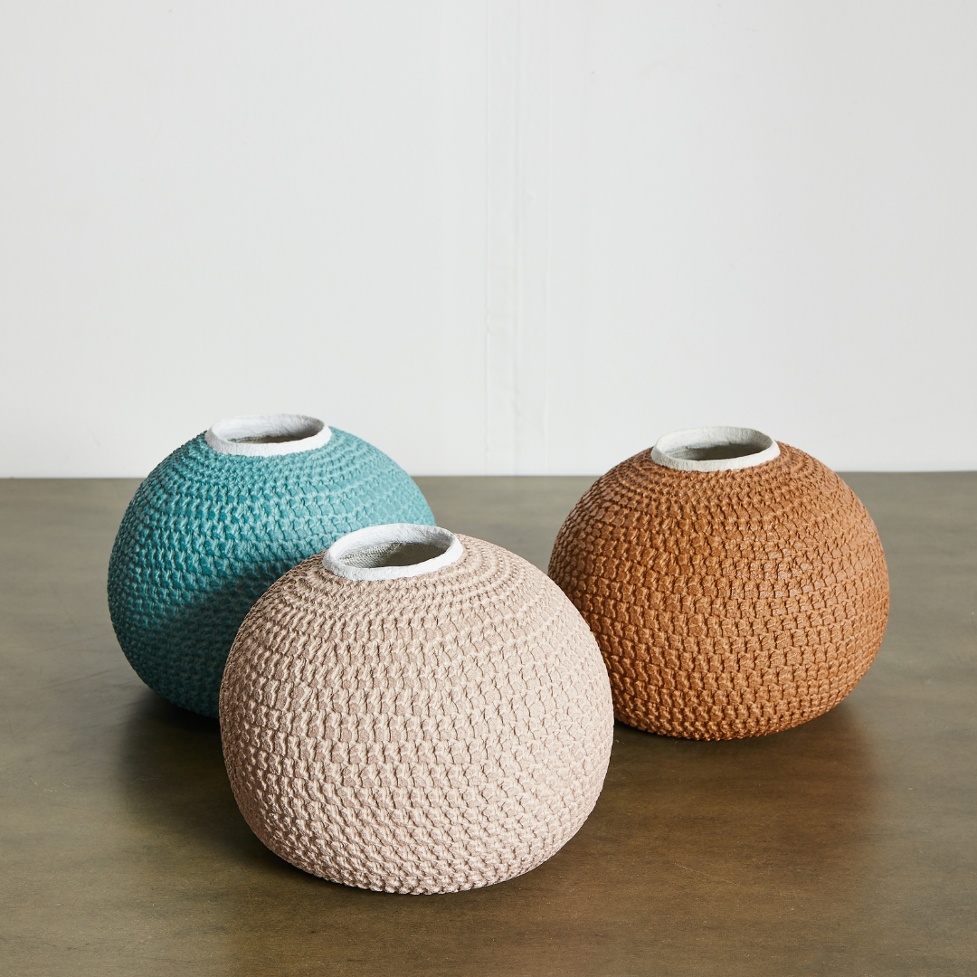 Bibi Papier Vase I Rust