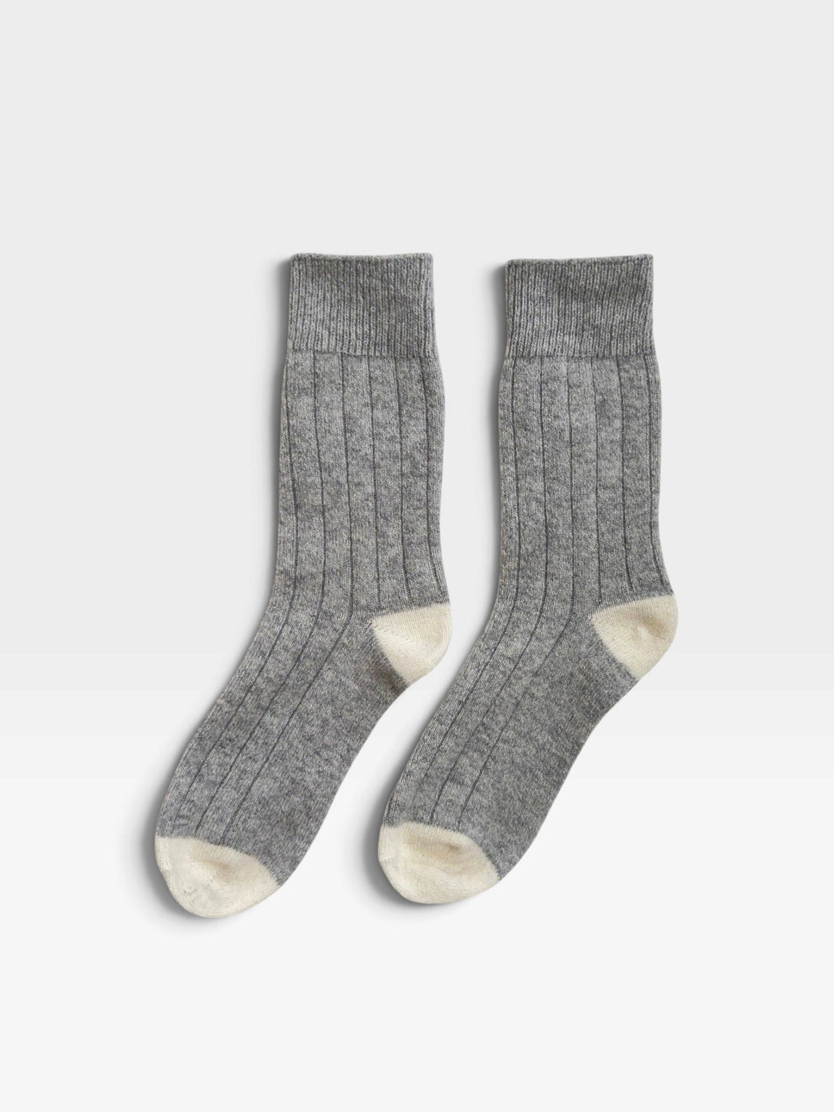 Classic Cashmere Socks | Grey Melange