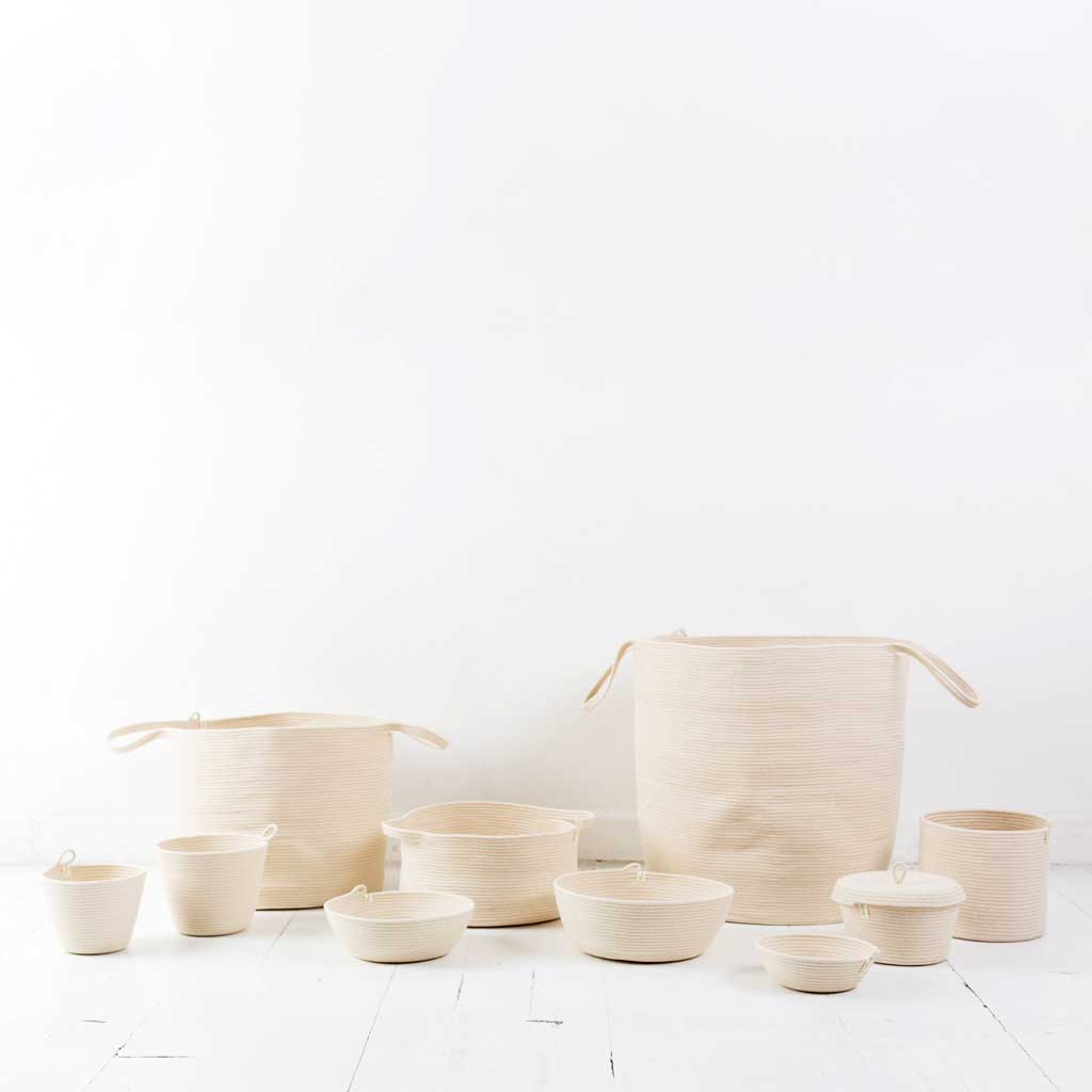Lidded Rope Basket