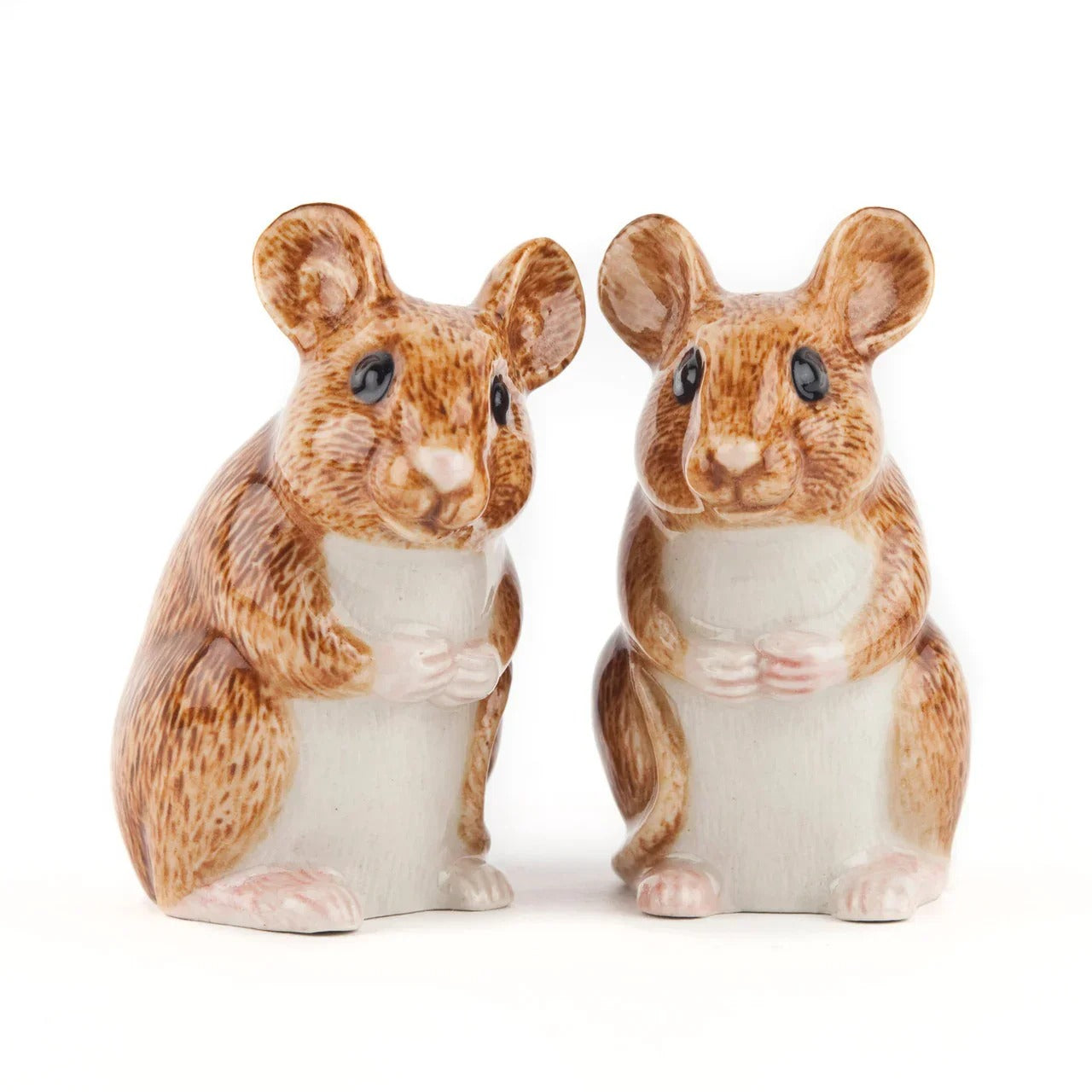 Wood Mouse Salt & Pepper Shaker Set
