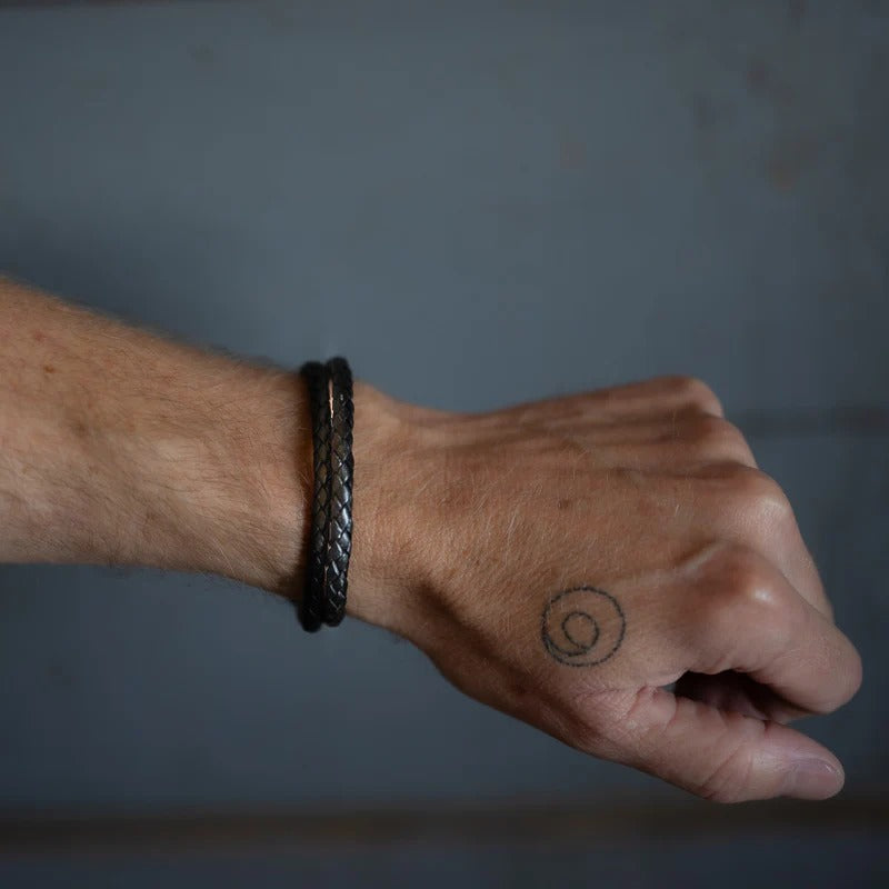 Baja Leather Bracelet | Black