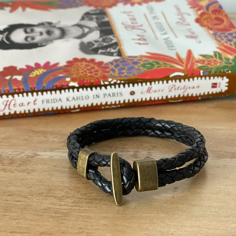 Baja Leather Bracelet | Black