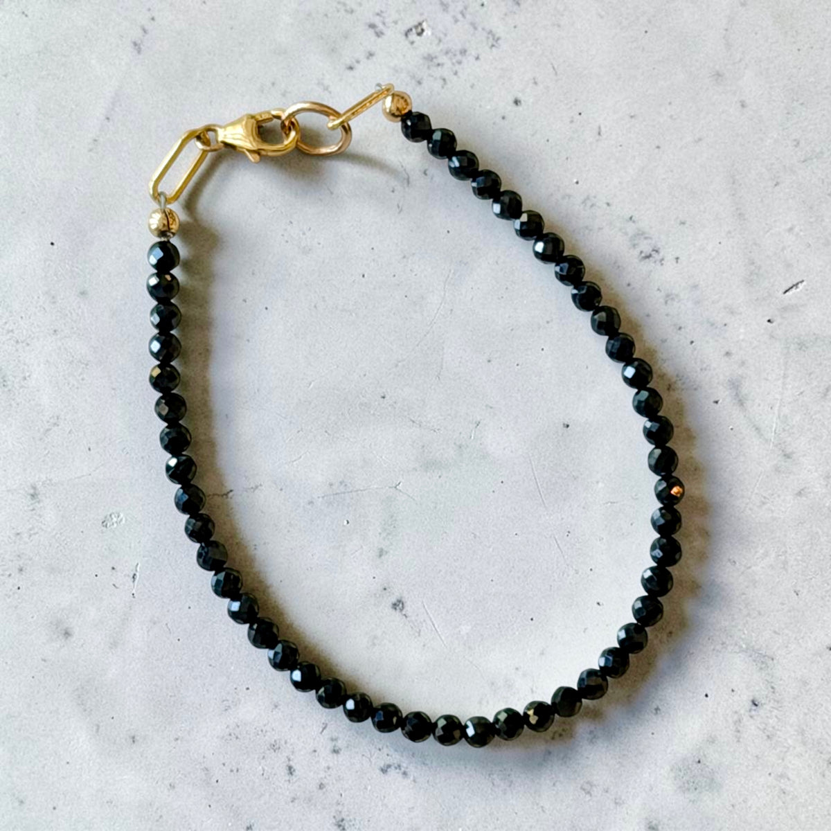 Black Spinel Bracelet