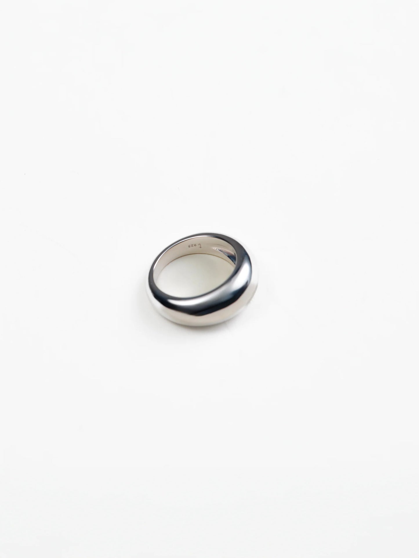 Natalie Thick Dome Ring | Silver