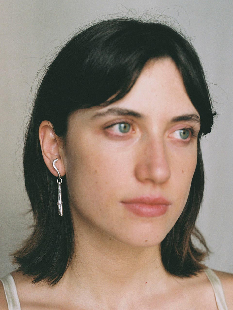 Silver Baroque Earrings