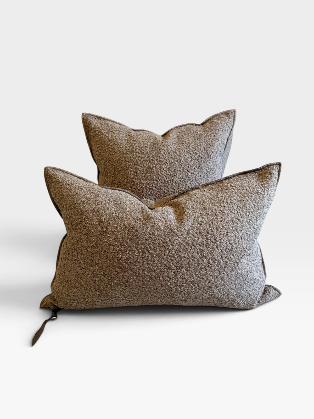 Canvas Wooly Pillow Cover | Ecorce (Multiple Sizes)