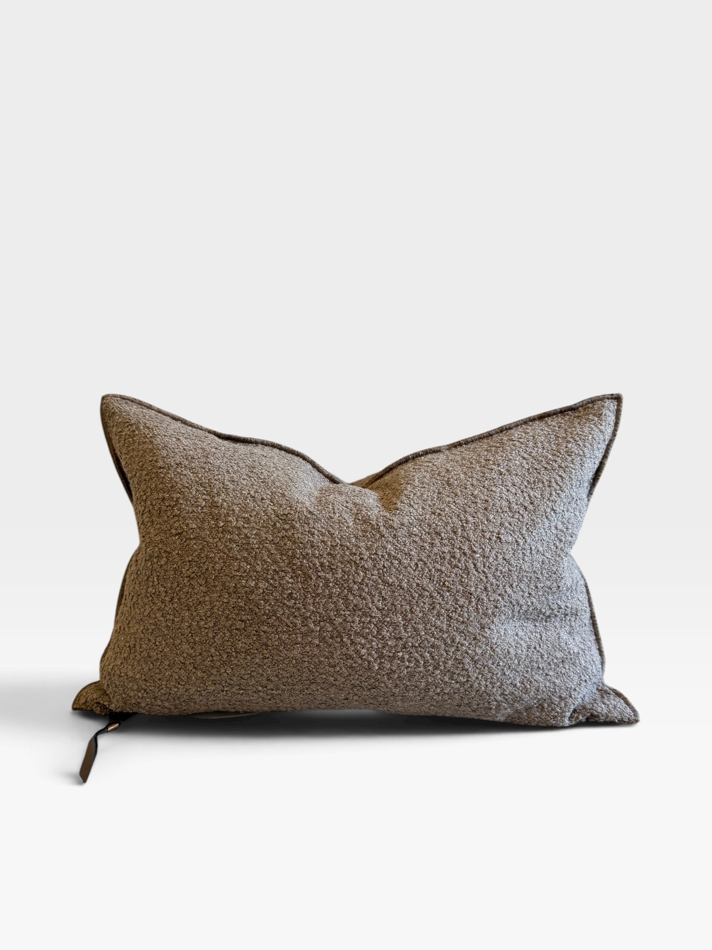 Canvas Wooly Pillow Cover | Ecorce (Multiple Sizes)