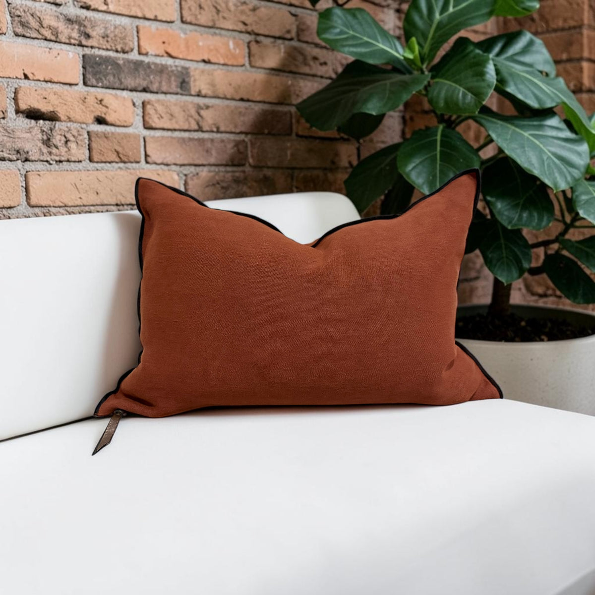 Stone Washed Linen Pillow Cover | Argile (Multiple Sizes)